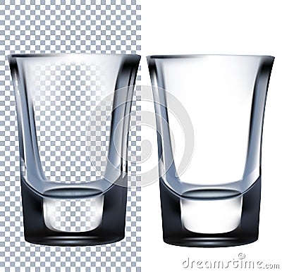 Shot Glass. Vector illustration Vector Illustration