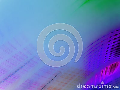 Shot of gradual rhythmic light trail - perfect for futuristic backgrounds or wallpaper Stock Photo