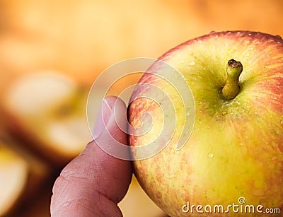  red apple. Stock Photo