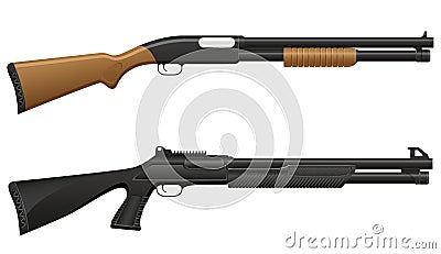 Shotgun vector illustration Vector Illustration