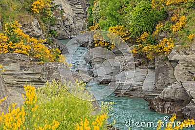 Shotover River Gorge Stock Photo