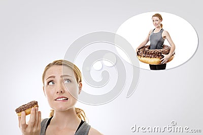 Should I eat this Stock Photo