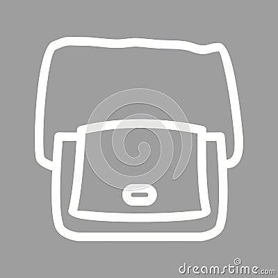 Shoulder Bag Vector Illustration