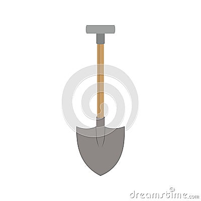 Shovel construction tool icon design Vector Illustration