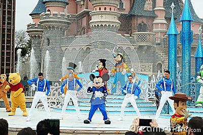 Show at Disneyland Paris Editorial Stock Photo