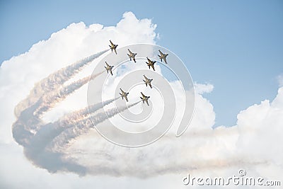 Show of force jets Editorial Stock Photo