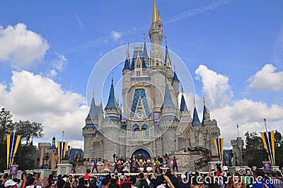 Show at Magic Kingdom park, Walt Disney World Resort Orlando, Florida, USA Editorial Stock Photo