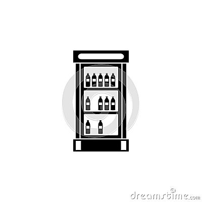 show-window with drinks icon. Element of market icon for mobile concept and web apps. Detailed show-window with drinks icon can be Stock Photo