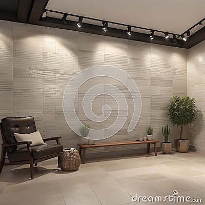 elevation wall tiles design, wallpaper background used ceramic wall and floor tile design Stock Photo