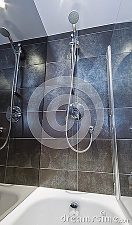 Shower attachment Stock Photo