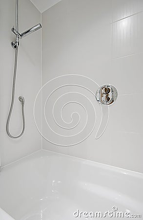 Shower attachment detail Stock Photo