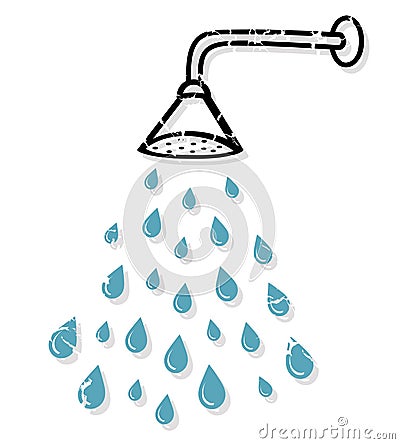 Shower head vector Vector Illustration