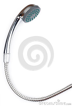 Shower head isolated on white Stock Photo