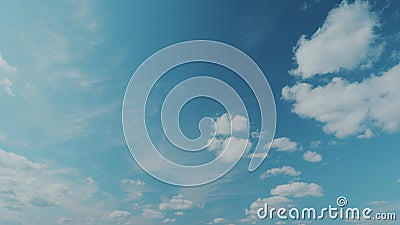 Showing Motion And Transformation Of Different Types Of Clouds. Multiple Altitude And Speed Of Cloud Layers. Only White Stock Photo