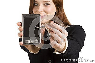 Showing PDA Stock Photo