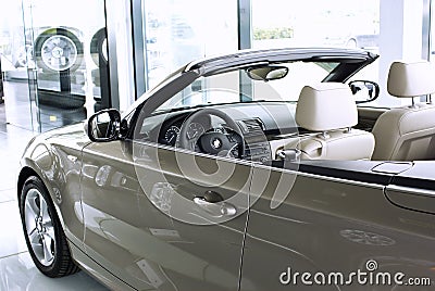 Showroom car Stock Photo