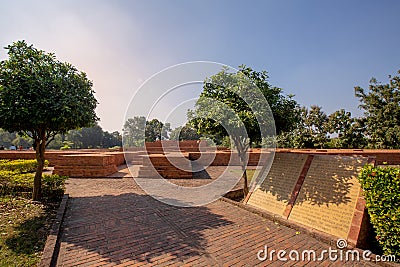 SHRAVASTI UTTAR PRADESH INDIA Buddhaâ€™s favorite monsoon retreat. Editorial Stock Photo