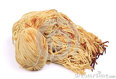 Shredded dried tofu noodles, chinese vegan food Stock Photo