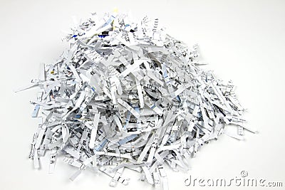 Shredded Paper Stock Photo