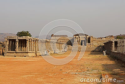 Shree Vijaya Vitthala or Vittala Temple. Hampi, near Hospete, Karnataka, India Stock Photo