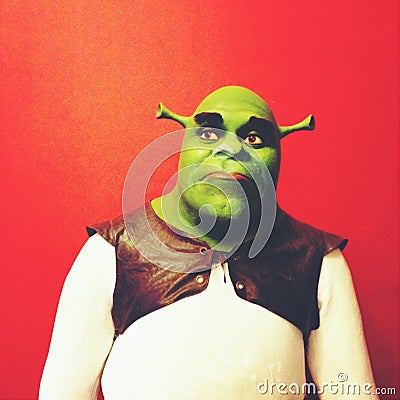 Shrek cartoon character Editorial Stock Photo