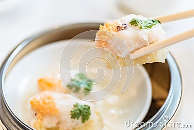 Shrimp Ball Fish Maw Stock Photo