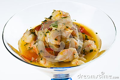 Shrimp Ceviche Stock Photo