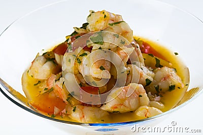 Shrimp Ceviche Stock Photo