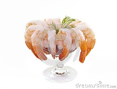 Shrimp cocktail Stock Photo