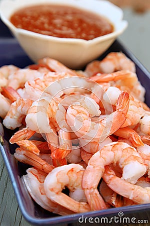 Shrimp Cocktail Stock Photo