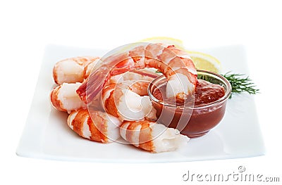 Shrimp Dip Stock Photo