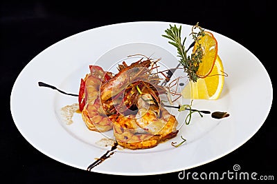 Shrimps Stock Photo