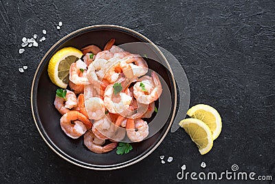 Shrimps, Prawns Stock Photo