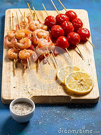 Shrimps Stock Photo