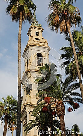 shrine of the blessed virgin of th rosary in Pompei City in Ita Stock Photo