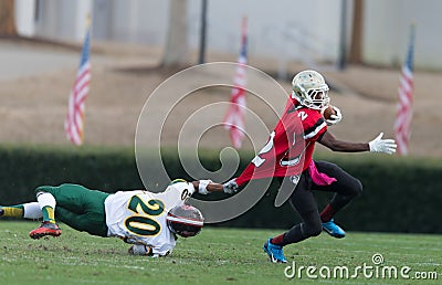 Shrine Bowl of the Carolinas Editorial Stock Photo