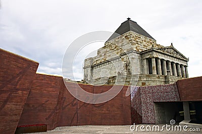 Shrine remembrance Melbourne Editorial Stock Photo