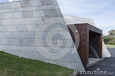 Shrine of Remembrance Visitors Centre, Melbourne, Asutralia. Editorial Stock Photo