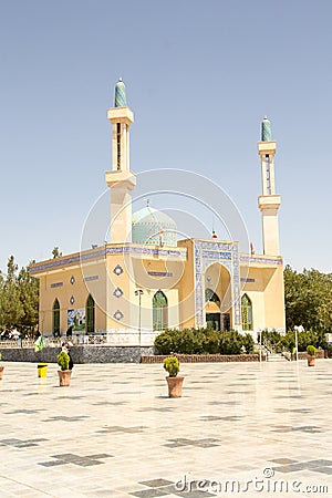 The shrine of Yahya ibn Musa Al Kazim Editorial Stock Photo