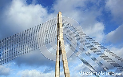 The Shroud Bridge, Riga Stock Photo