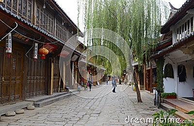 Shuhe ancient town Editorial Stock Photo
