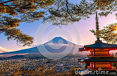 Mount Fuji Japan2020 Stock Photo