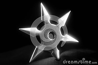 Shuriken Ninja Star Stock Photo