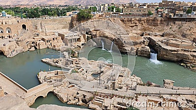 Shushtar Historical Hydraulic systems Stock Photo