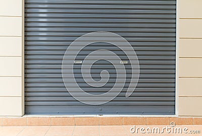 Shutter door Stock Photo