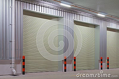 Shutter door Stock Photo