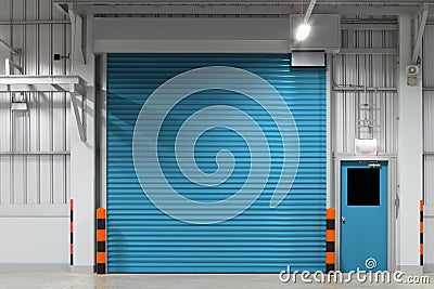 Shutter door Stock Photo