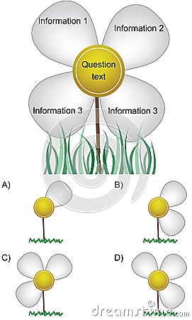 Daisy template and answer versiyon 01 Cartoon Illustration