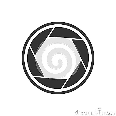 Shutter Simple Basic Shape Symbol Vector Illustration