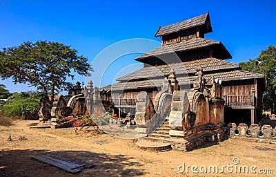 Shwe wah thein temple, Bagan, Myanmar Stock Photo